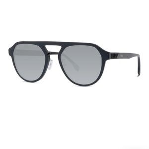 Diagonal 54mm Polarized Aviator Sunglasses